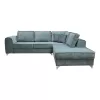 Corner Sofa New Gala Fylliana Right Corner Light Green - Dark Grey 280x210x85 cm