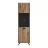 Single door Showcase Corvia 1K VS Flagstaf - Carbon 54x33x192 cm