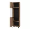 Single door Showcase Corvia 1K VS Flagstaf - Carbon 54x33x192 cm