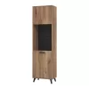 Single door Showcase Corvia 1K VS Flagstaf - Carbon 54x33x192 cm