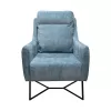 Armchair with Metal Legs New Giuliana Fylliana Mint 70x90x100 cm