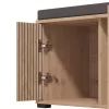 Έπιπλο Χολ Landes KOM Artisan Oak 80x40x44 εκ.