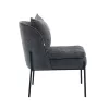 Armchair with Metal Legs 3059 Fylliana Grey 67x75x81 cm