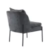 Armchair with Metal Legs 3059 Fylliana Grey 67x75x81 cm