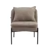 Armchair with Metal Legs 3059 Fylliana Brown 67x75x81 cm