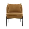 Armchair with Metal Legs 3059 Fylliana Yellow 67x75x81 cm