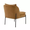 Armchair with Metal Legs 3059 Fylliana Yellow 67x75x81 cm