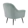 Armchair with Metal Legs 801 Fylliana Light Green 76x77x89 cm