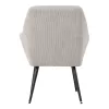 Armchair with Black Metal Legs Rochelle Fylliana Beige 65x66x76 cm