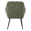 Armchair with Black Metal Legs Rochelle Fylliana Green 65x66x76 cm