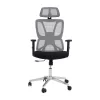 Office Chair FL335 Fylliana Grey - Black 64x62x130 cm