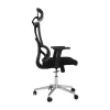 Office Chair FL335 Fylliana Grey - Black 64x62x130 cm