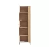 Single door Showcase Belfort 1K VS1 Cashmere - Artisan Oak 60x40x193 cm