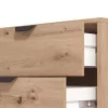 Έπιπλο Τηλεόρασης Vandea 4K2F2V Artisan Oak - Μαύρο Μάτ 183x40x54 εκ.