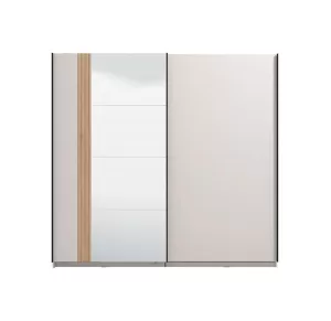 Wardrobe with Μirror Belfort 220 Cashmere - Artisan 220x61x205 cm