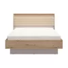 Double Bed Modena 160 Artisan - Cashmere - Artisan Matt Beige 174x209x115 cm