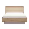 Double Bed Modena 180 Artisan - Cashmere - Artisan Matt Beige 194x209x115 cm