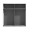 Wardrobe with Mirror Lucca 220 OG H217 Cashmere 220x61x217 cm