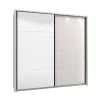 Wardrobe with Mirror Lucca 220 OG H217 Cashmere 220x61x217 cm