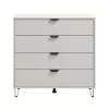 Chest of drawers Lucca 4F Cashmere 93x40x90 cm