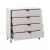 Chest of drawers Lucca 4F Cashmere 93x40x90 cm