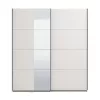 Wardrobe with Mirror Gard 200 OG h217 White 195x61x218 cm