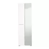 Hallway Cabinet Beny 2K OG Grey - White Lacquer 60x35x192.5 cm