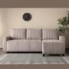 Corner Sofa - Bed Metro Beige 213x150x74 cm