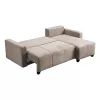 Corner Sofa - Bed Metro Beige 213x150x74 cm