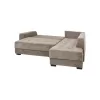 Corner Sofa New Mona Fylliana Beige - Brown 250x190x88 cm