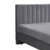 Double Bed Maestro Line with Storage space Grey 165x209x115 cm