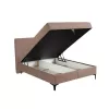 Double Bed Maestro Sun with Storage space Light Brown 165x209x115 cm