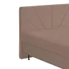 Double Bed Maestro Sun with Storage space Light Brown 165x209x115 cm