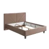 Double Bed Uno Sun Brown 194x217x115 cm