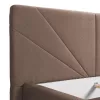 Double Bed Uno Sun Brown 194x217x115 cm