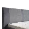 Double Bed Uno Bliss Grey - Light Grey 165x209x115 cm