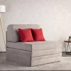 Armchair - Bed Fantastico Plus Beige - Red 92x97x85 cm