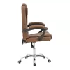 Office chair manager Kardi brown pu 66x64x117cm