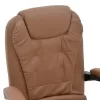 Office chair manager Kardi brown pu 66x64x117cm