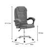 Office chair manager Kardi brown pu 66x64x117cm