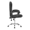 Office chair manager Kardi black pu 66x64x117cm