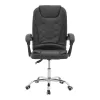 Office chair manager Kardi black pu 66x64x117cm