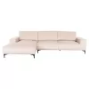 CORNER SOFA (LEFT) NOA  ECRU FABRIC 288x90-157x67-80Hcm.