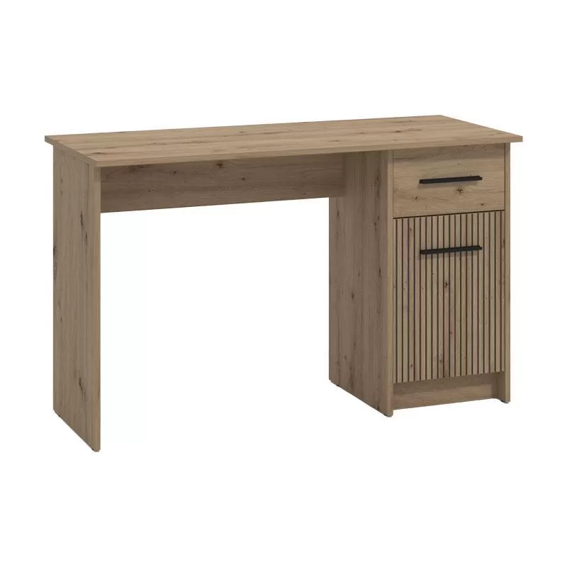 Γραφείο Teo Artisan Oak - Artisan με Γκρί Γραμμές 122x51x75 εκ.