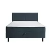 Double Bed Due Frame with Storage space Navy Blue 165x209x115 cm