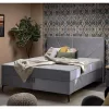 Double Bed Due Sun with Storage space Grey 165x209x115 cm