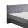 Double Bed Due Sun with Storage space Grey 165x209x115 cm