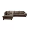 Corner Sofa Contessa Fylliana Left Corner Brown - Beige 272x220x93 cm