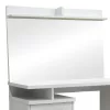 Dressing table with mirror Olympus in white colour 90.5x39.5x75cm