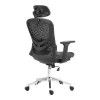 Work chair manager Mergi black mesh 62x63x120cm